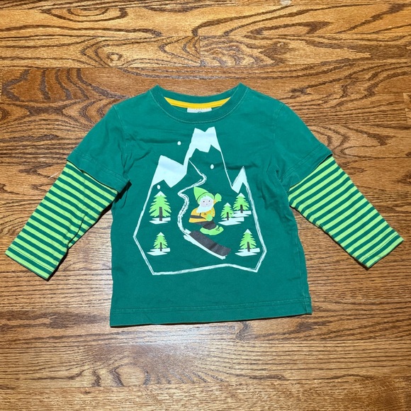 Hanna Andersson Other - Hanna Andersson Snowboard Gnome Shirt Sz 3